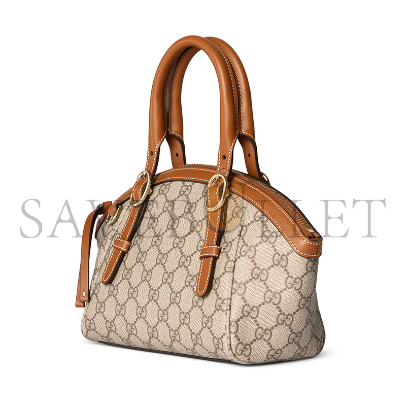 GUCCI GG EMBLEM SMALL TOP HANDLE BAG ‎839005 (31*17*12cm)